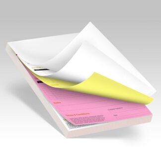 3-part NCR Form Pads with Wraparound Cover