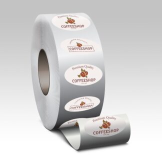 Oval Roll Labels - Semi-Gloss & Eggshell