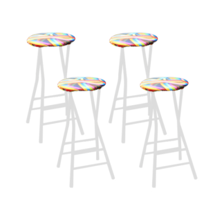 Printed Bar Stool Covers Only (set of 4)
