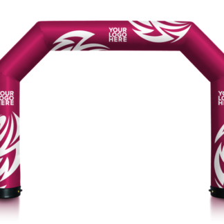 Custom Inflatable Arch – Angled, Sealed Air