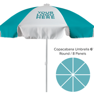 Beach Umbrella – 6' / 8 Panels