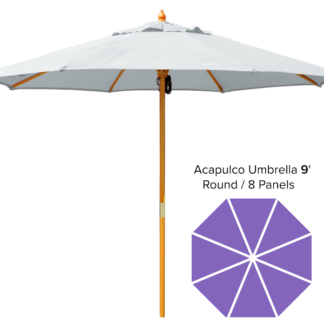 Commercial Market Umbrella – 9' / 8 Panels