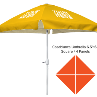 Restaurant & Cafe Umbrella – 6.5'x6.5' / 4 Panels