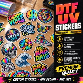 UV DTF Sticker Jumbo Roll 22x36 (hard surfaces)
