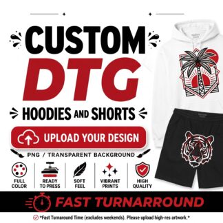 DTG Printed Hoodies - no minimum